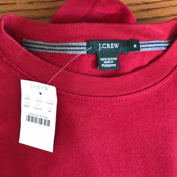 Men’s red crewneck sweater - Picture 2 of 3